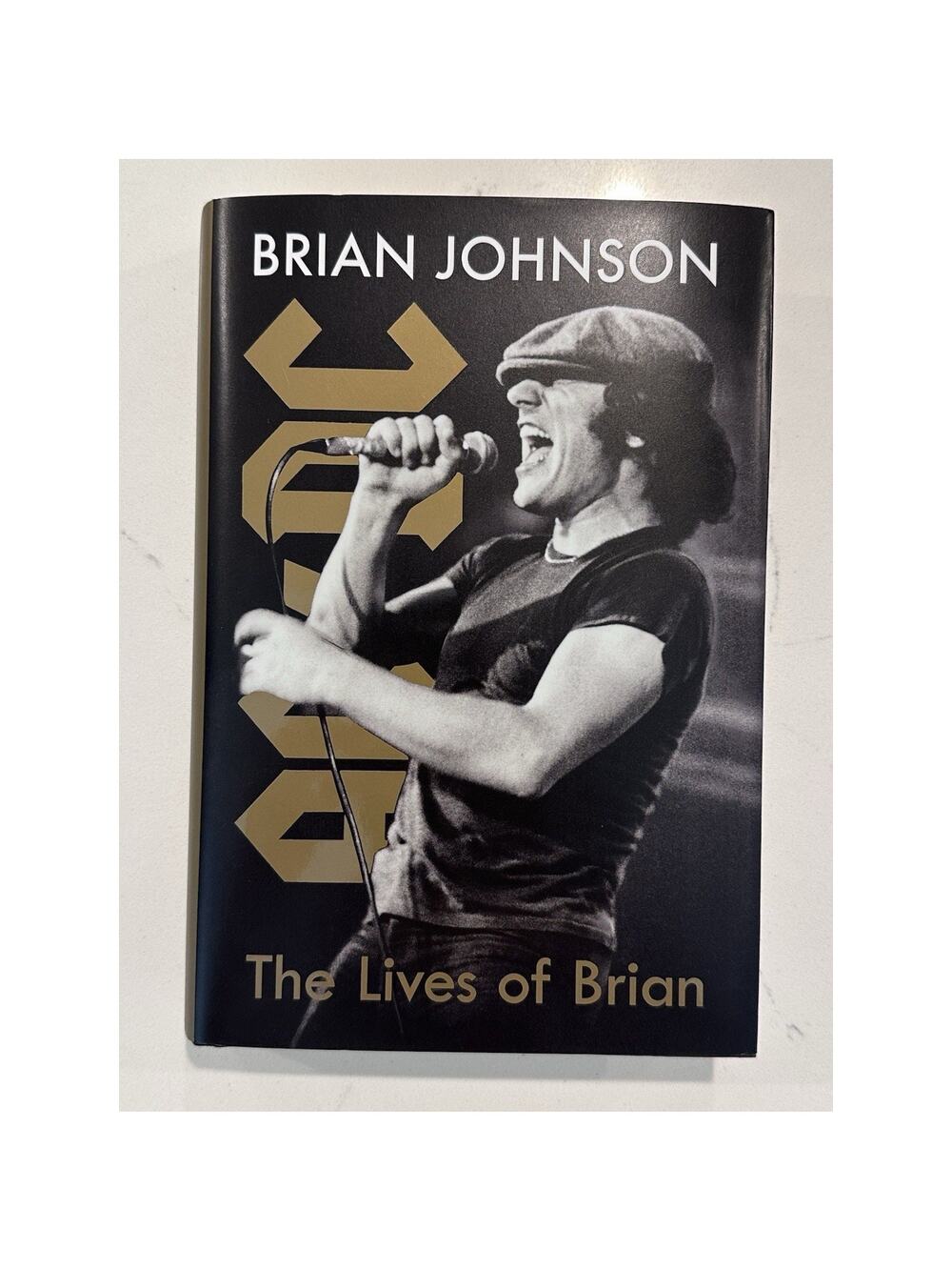 Brian Johnson Autographed Book AC/DC SIGNED Book Biography COA #3